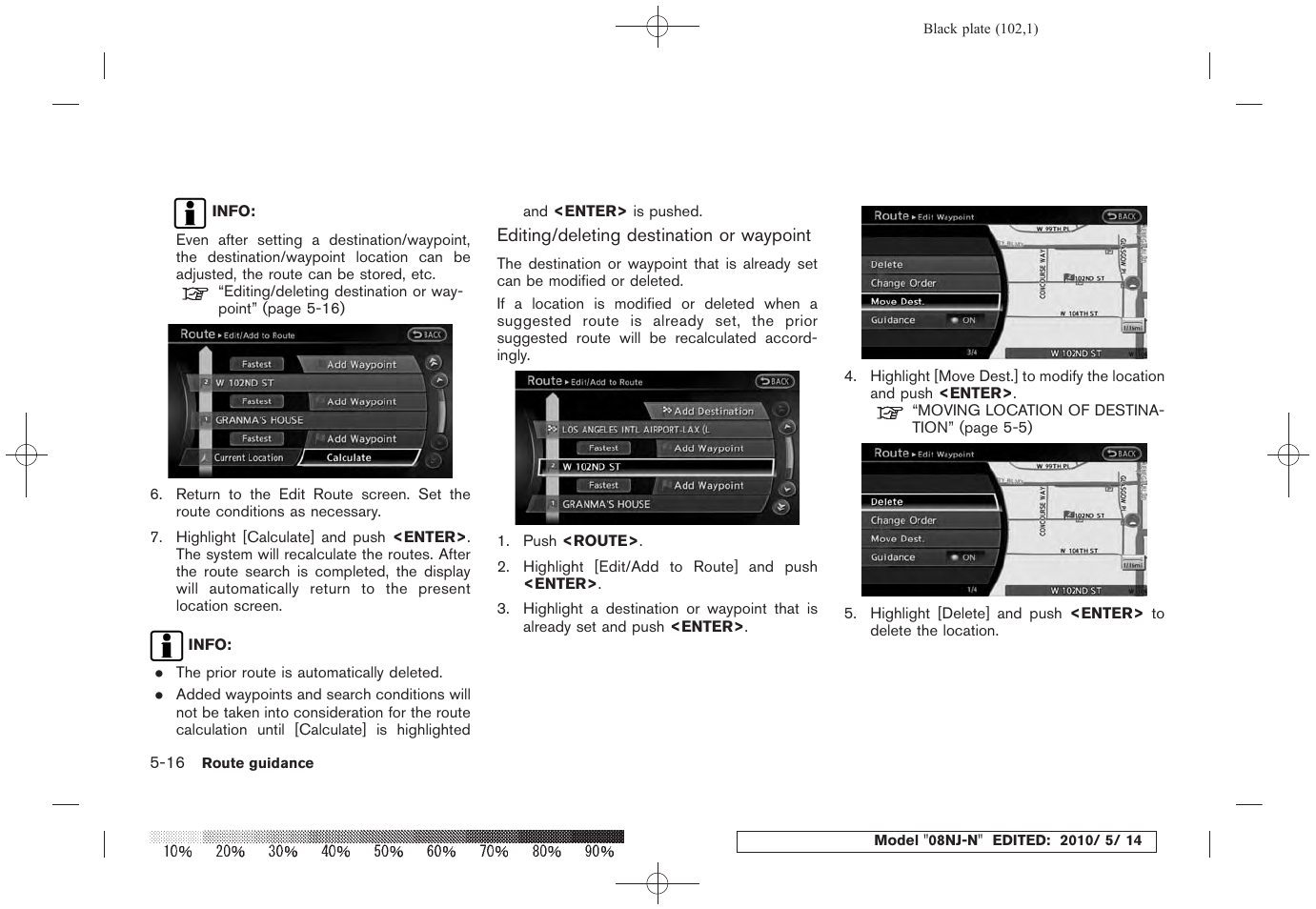 NISSAN 2010 Maxima - Navigation System Owner's Manual User Manual | Page 97 / 241