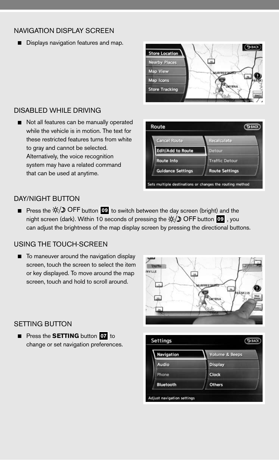 NISSAN 2010 Maxima - Quick Reference Guide User Manual | Page 37 / 48