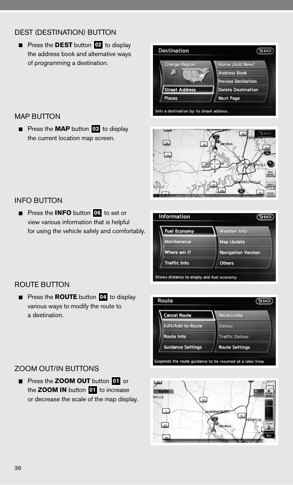 NISSAN 2010 Maxima - Quick Reference Guide User Manual | Page 38 / 48