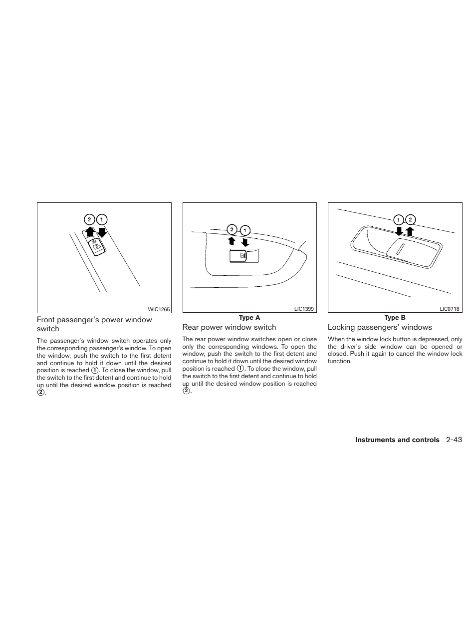 NISSAN 2011 Maxima - Owner's Manual User Manual | Page 114 / 454