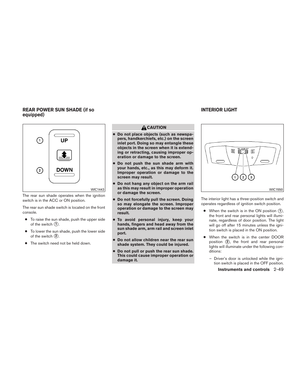 NISSAN 2011 Maxima - Owner's Manual User Manual | Page 120 / 454