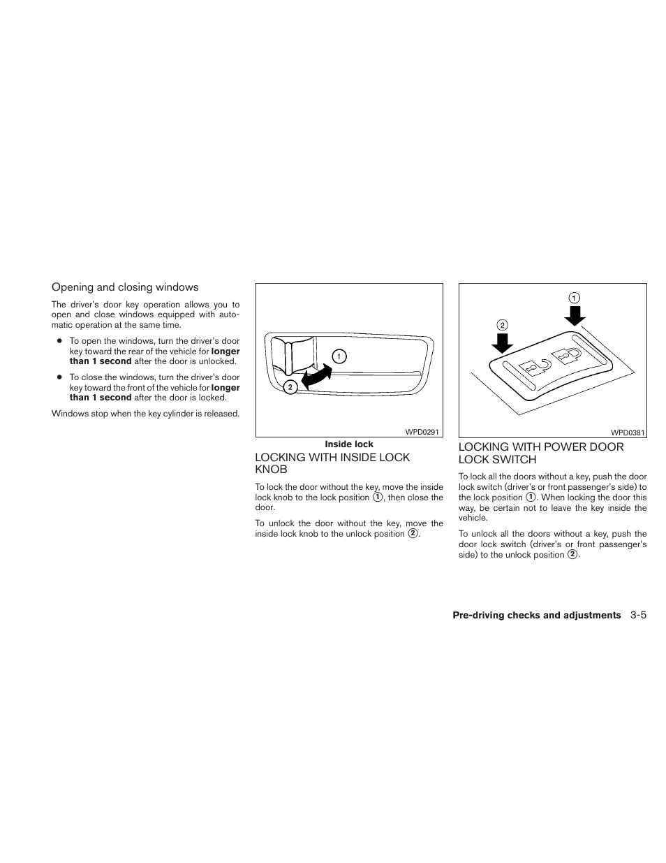 NISSAN 2011 Maxima - Owner's Manual User Manual | Page 132 / 454