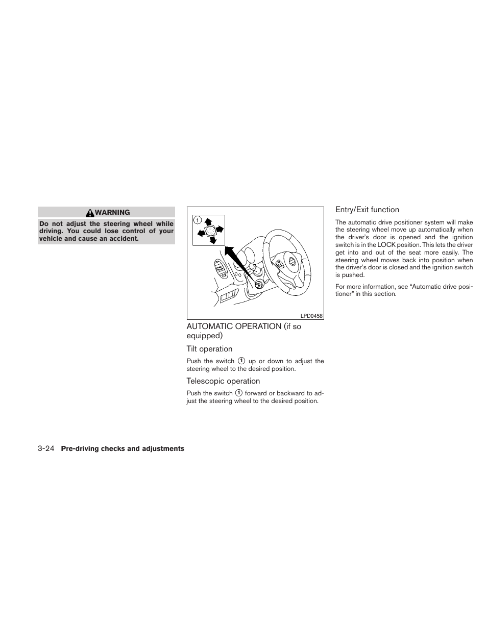 Automatic operation (if so equipped) -24 | NISSAN 2011 Maxima - Owner's Manual User Manual | Page 151 / 454