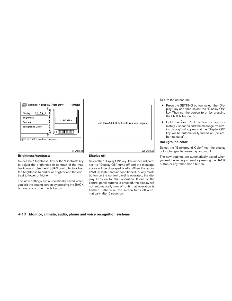 NISSAN 2011 Maxima - Owner's Manual User Manual | Page 169 / 454