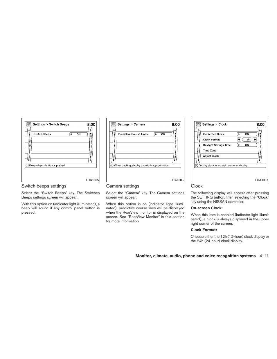 NISSAN 2011 Maxima - Owner's Manual User Manual | Page 170 / 454