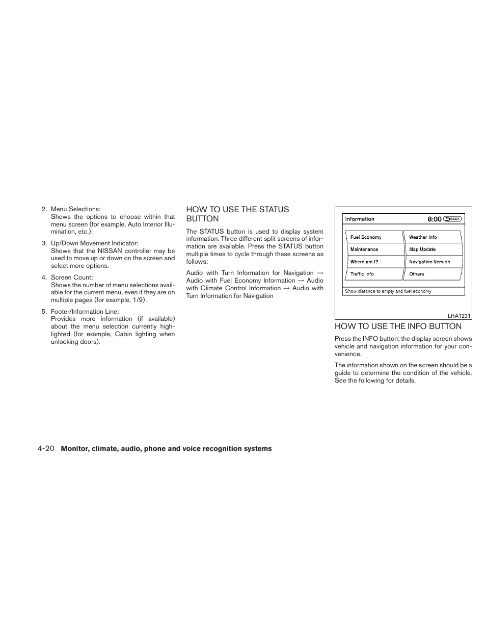 NISSAN 2011 Maxima - Owner's Manual User Manual | Page 179 / 454