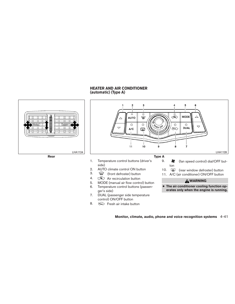 NISSAN 2011 Maxima - Owner's Manual User Manual | Page 200 / 454