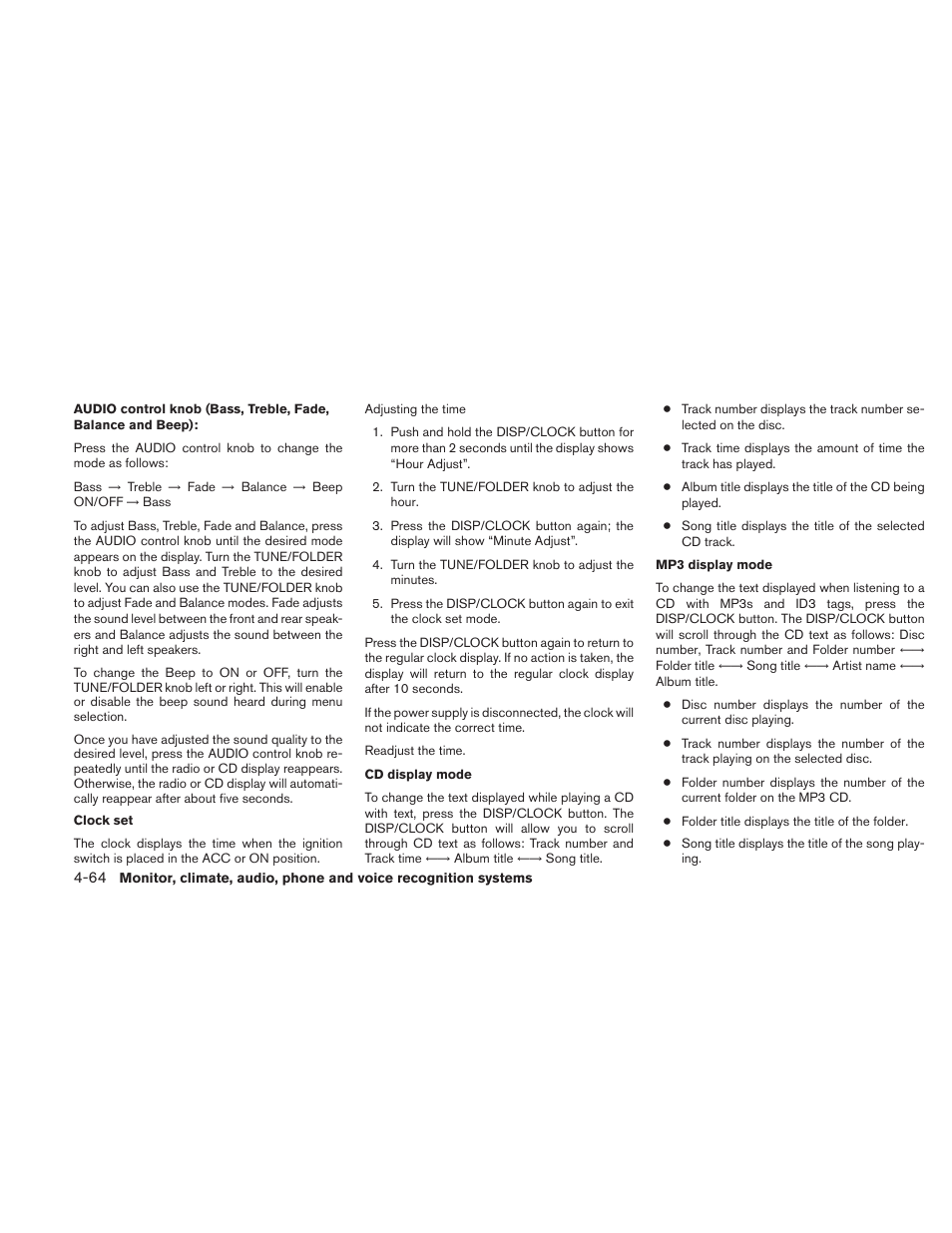 NISSAN 2011 Maxima - Owner's Manual User Manual | Page 223 / 454