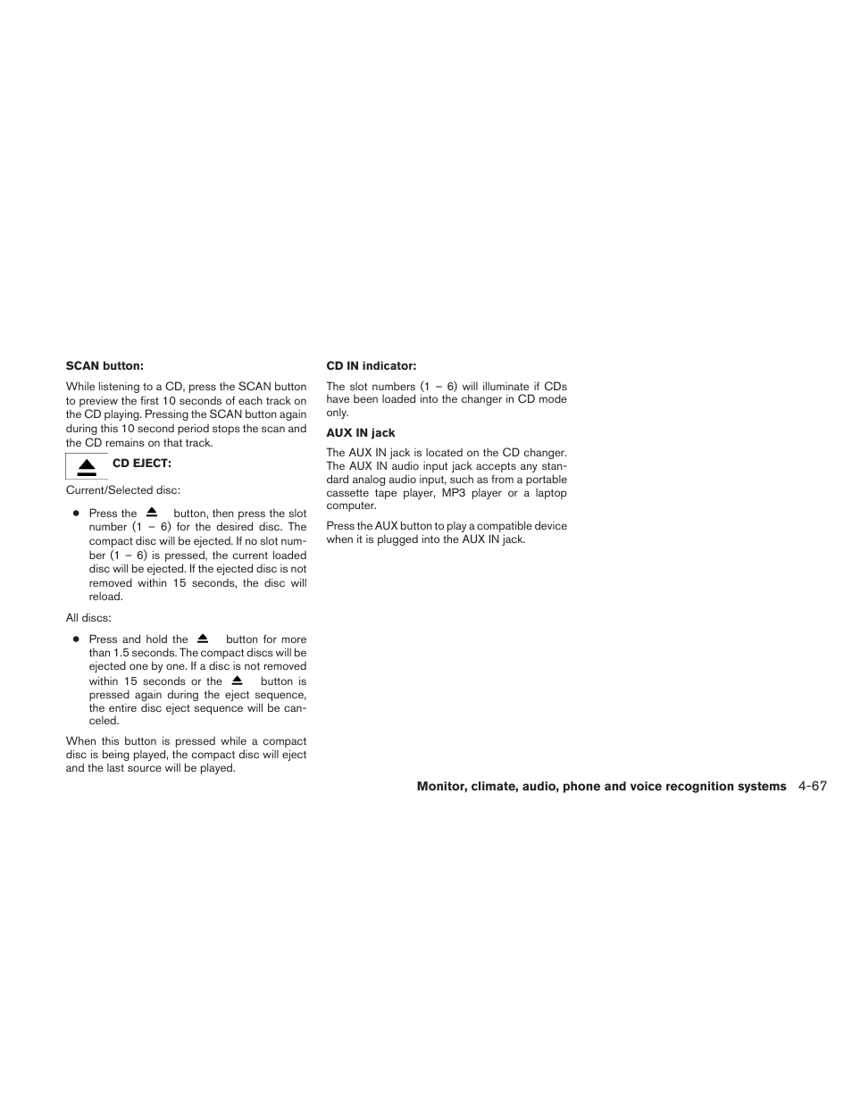 NISSAN 2011 Maxima - Owner's Manual User Manual | Page 226 / 454