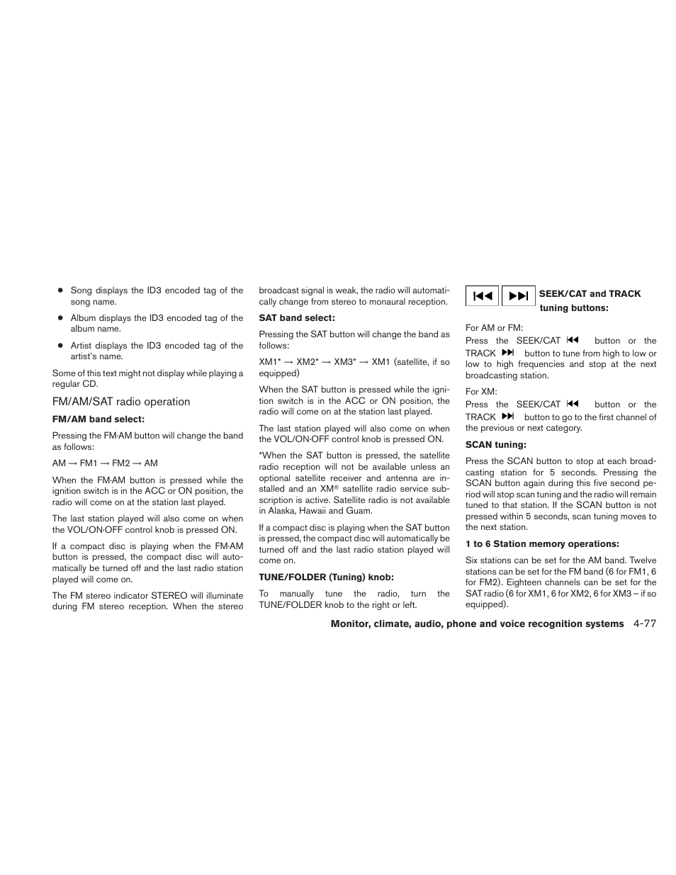 NISSAN 2011 Maxima - Owner's Manual User Manual | Page 236 / 454