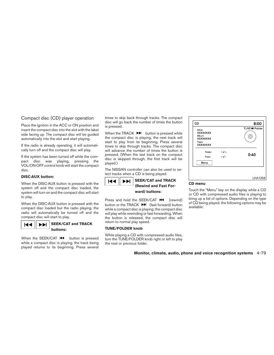 NISSAN 2011 Maxima - Owner's Manual User Manual | Page 238 / 454