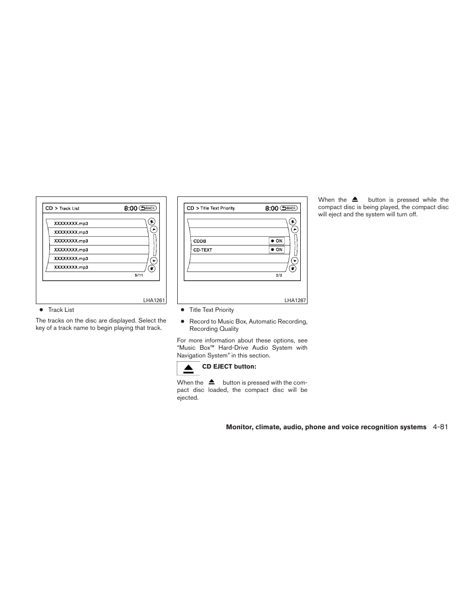 NISSAN 2011 Maxima - Owner's Manual User Manual | Page 240 / 454