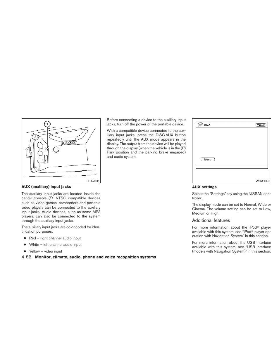 NISSAN 2011 Maxima - Owner's Manual User Manual | Page 241 / 454