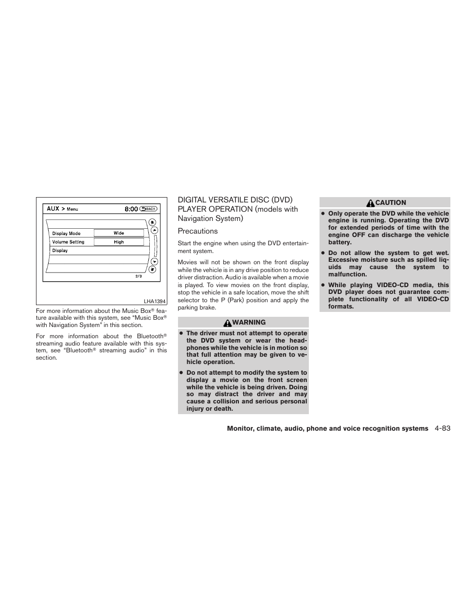 NISSAN 2011 Maxima - Owner's Manual User Manual | Page 242 / 454