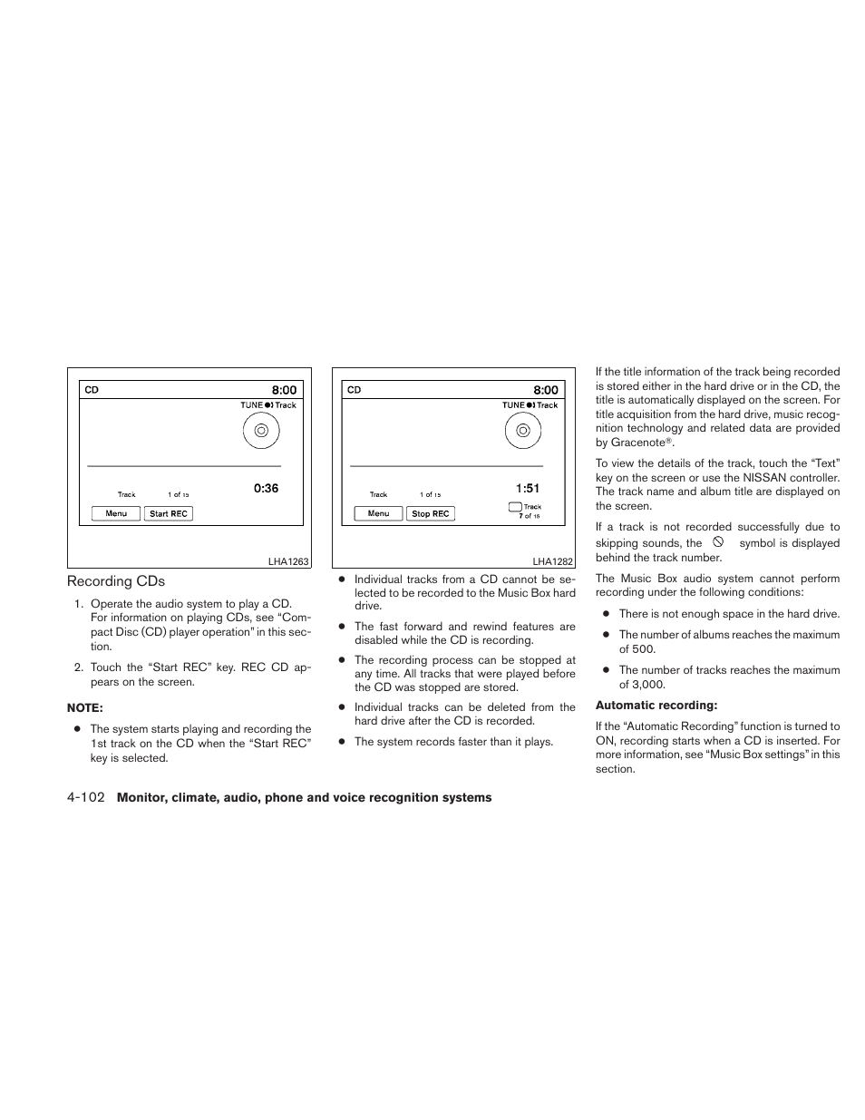 NISSAN 2011 Maxima - Owner's Manual User Manual | Page 261 / 454