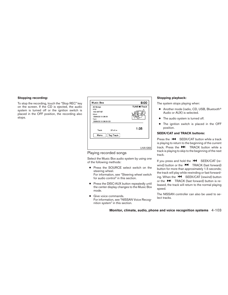 NISSAN 2011 Maxima - Owner's Manual User Manual | Page 262 / 454