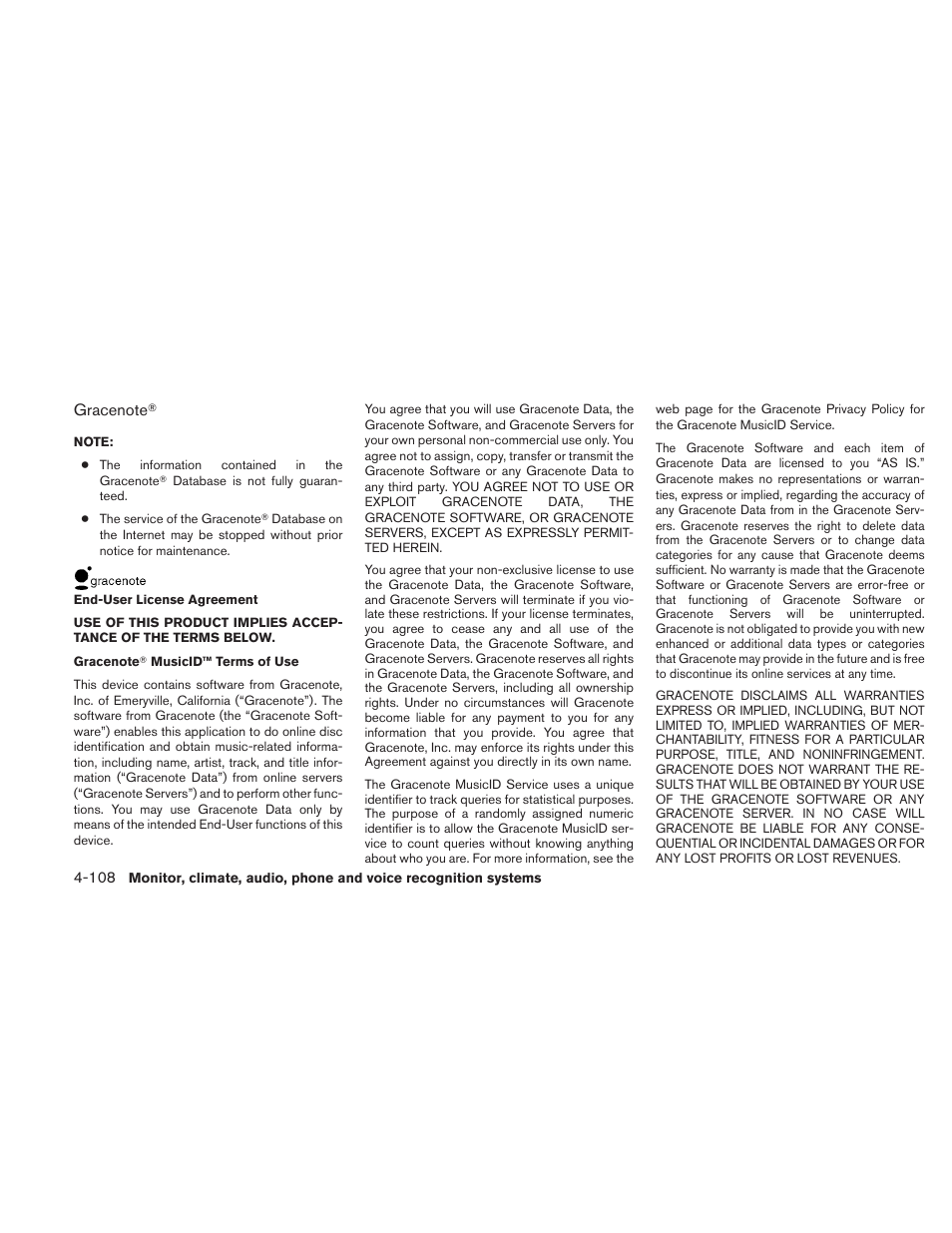 NISSAN 2011 Maxima - Owner's Manual User Manual | Page 267 / 454