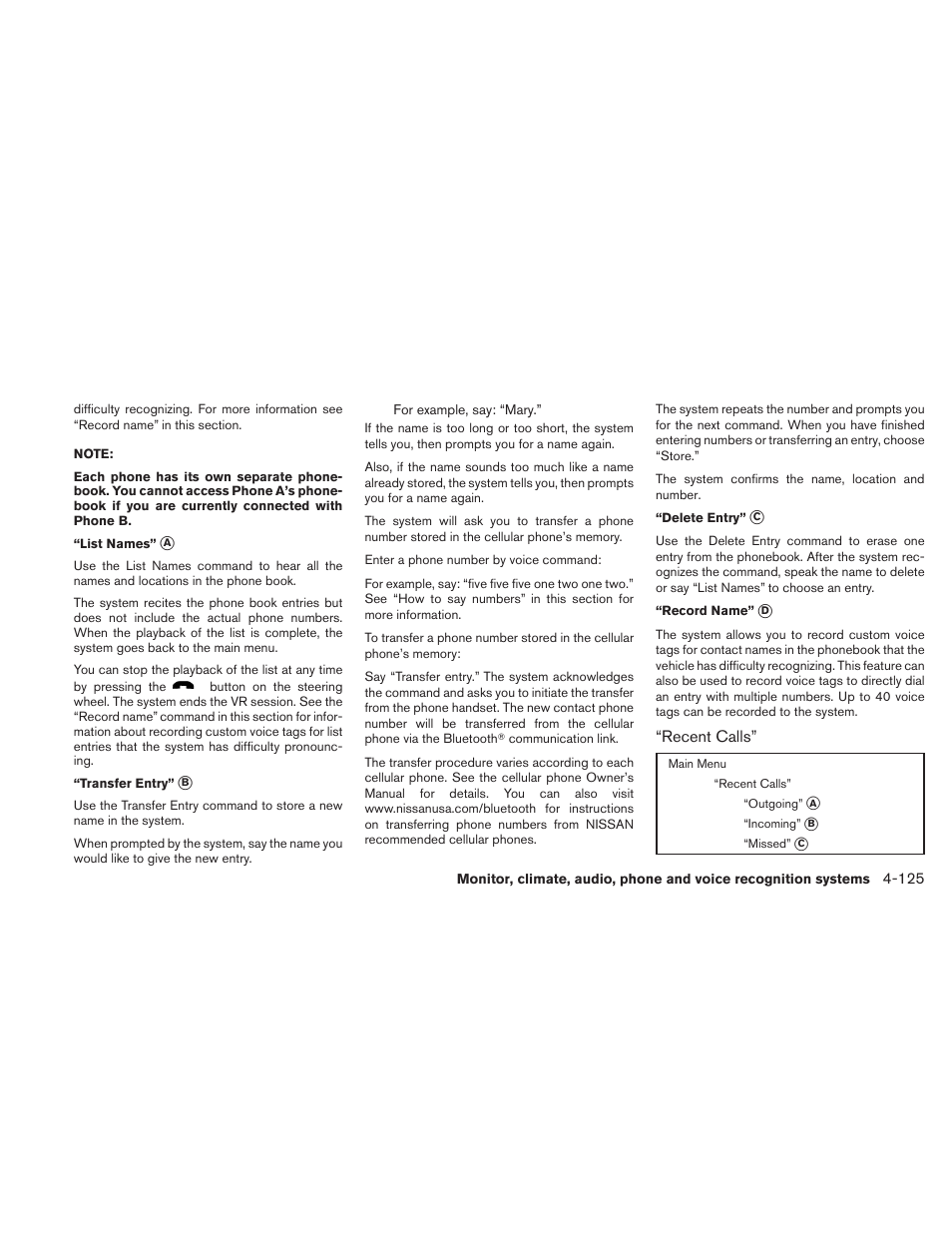 NISSAN 2011 Maxima - Owner's Manual User Manual | Page 284 / 454