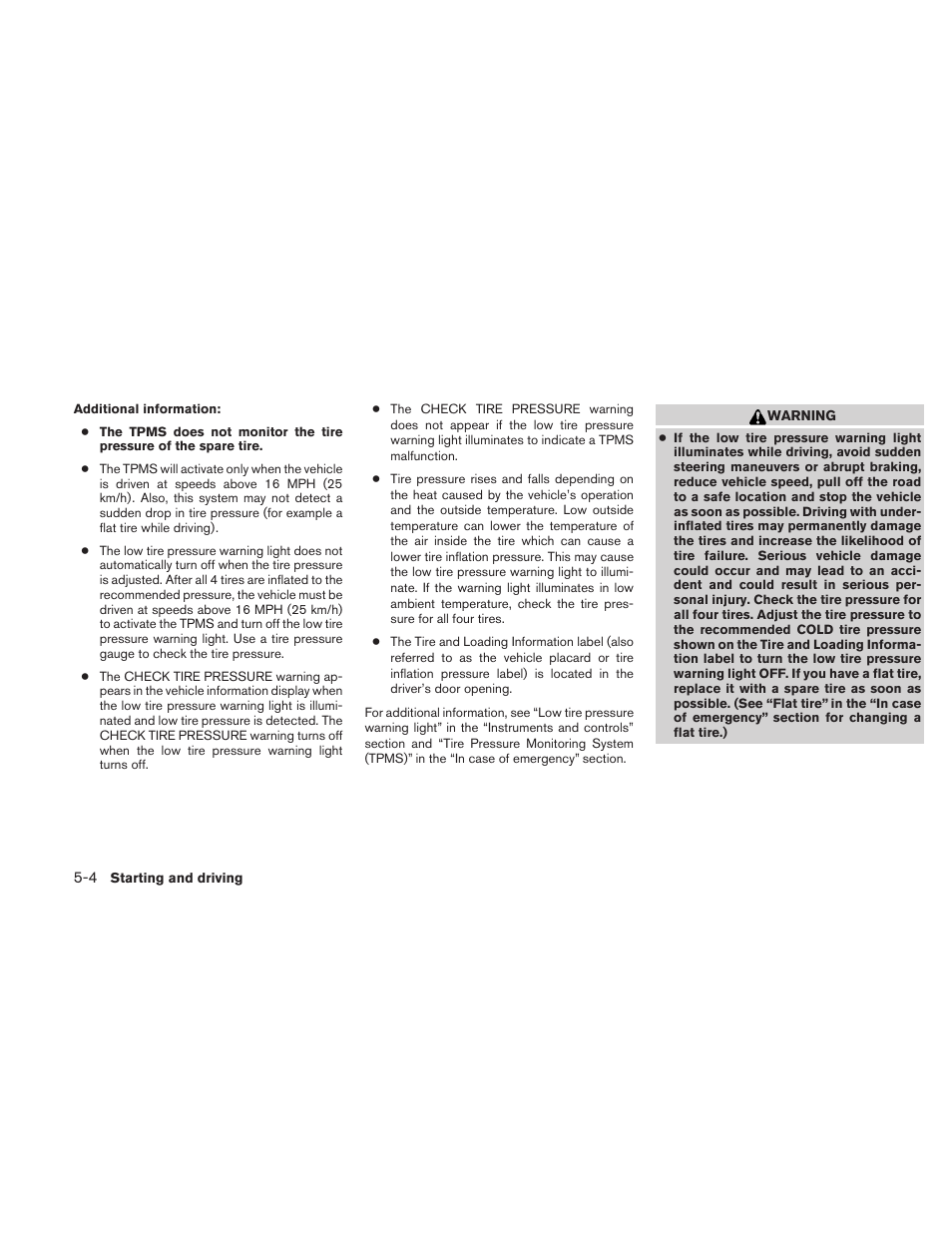 NISSAN 2011 Maxima - Owner's Manual User Manual | Page 327 / 454