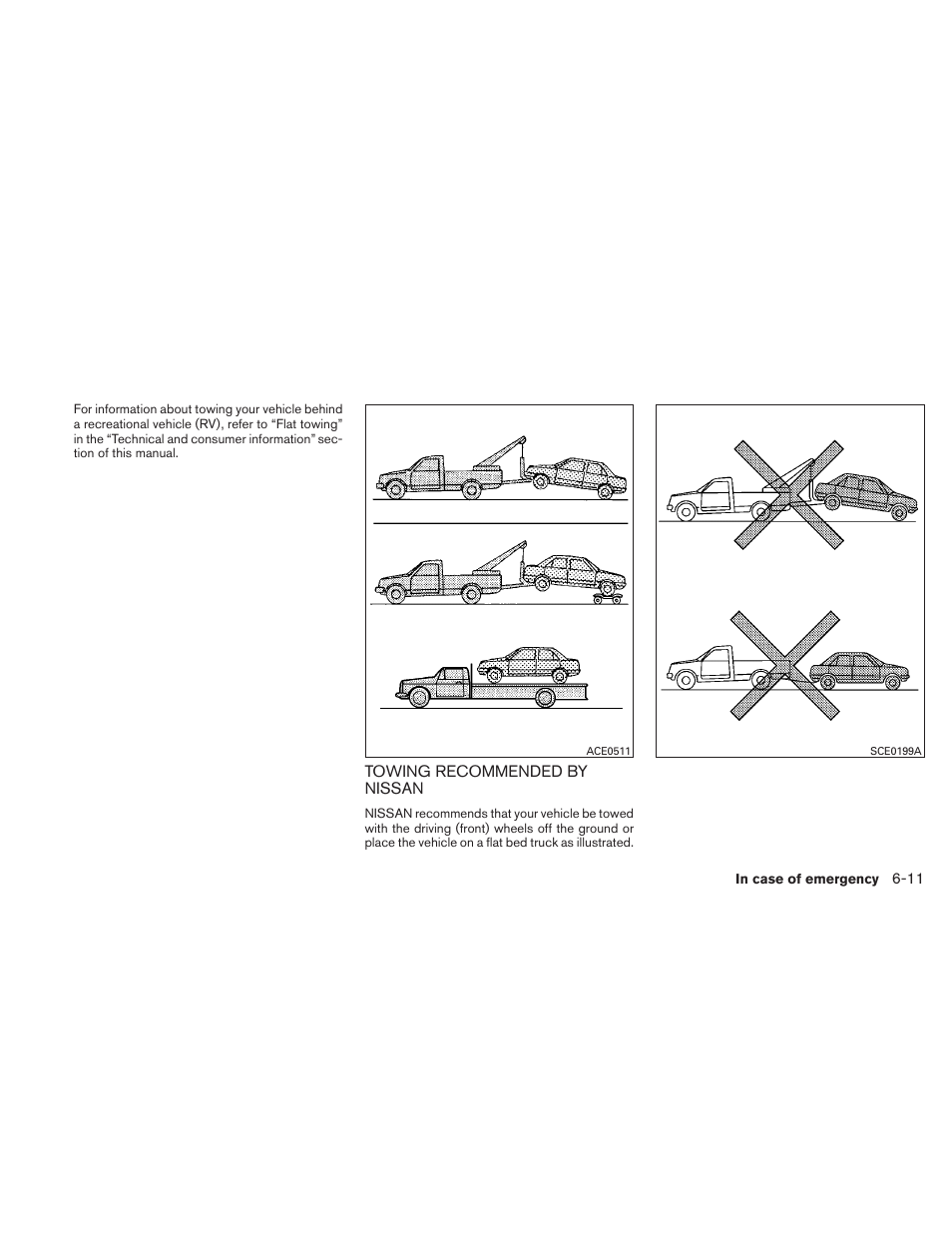 Towing recommended by nissan -11 | NISSAN 2011 Maxima - Owner's Manual User Manual | Page 362 / 454