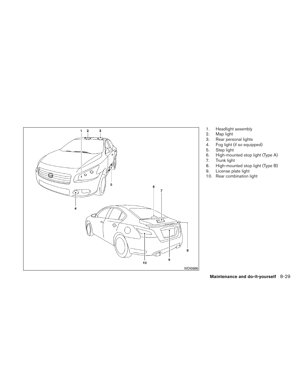 NISSAN 2011 Maxima - Owner's Manual User Manual | Page 402 / 454