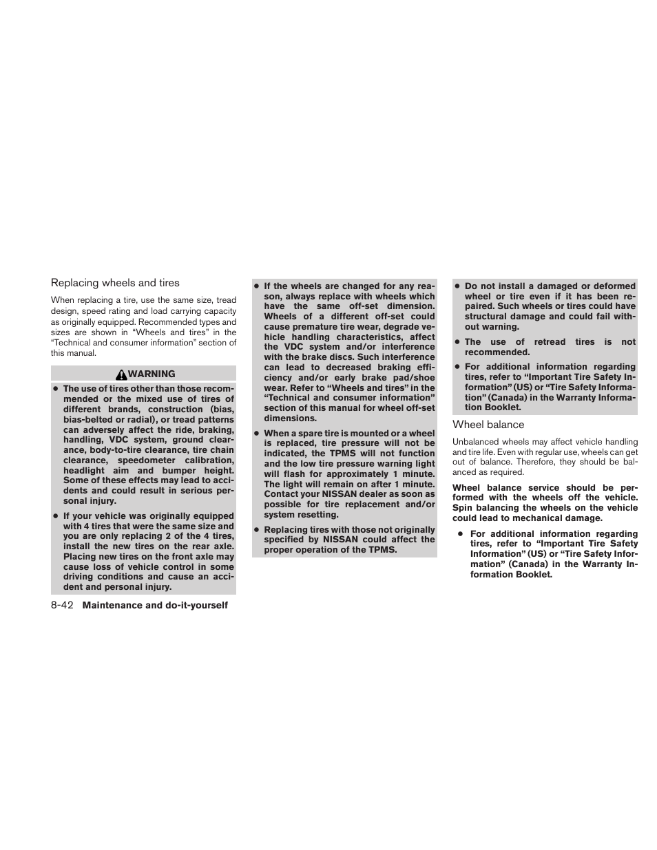 NISSAN 2011 Maxima - Owner's Manual User Manual | Page 415 / 454