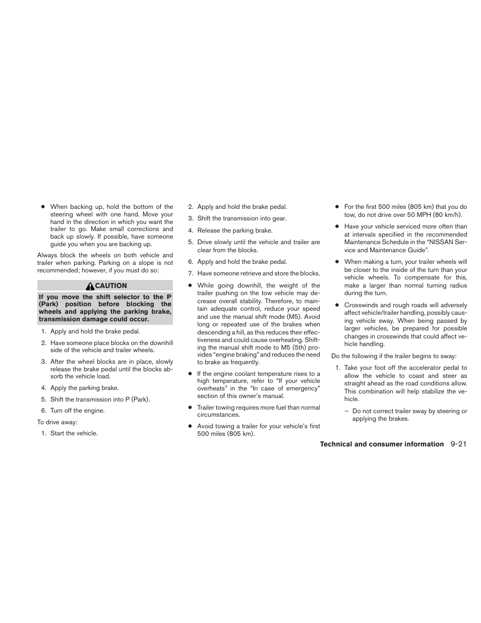 NISSAN 2011 Maxima - Owner's Manual User Manual | Page 438 / 454