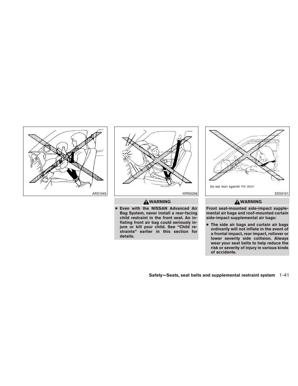 NISSAN 2011 Maxima - Owner's Manual User Manual | Page 58 / 454