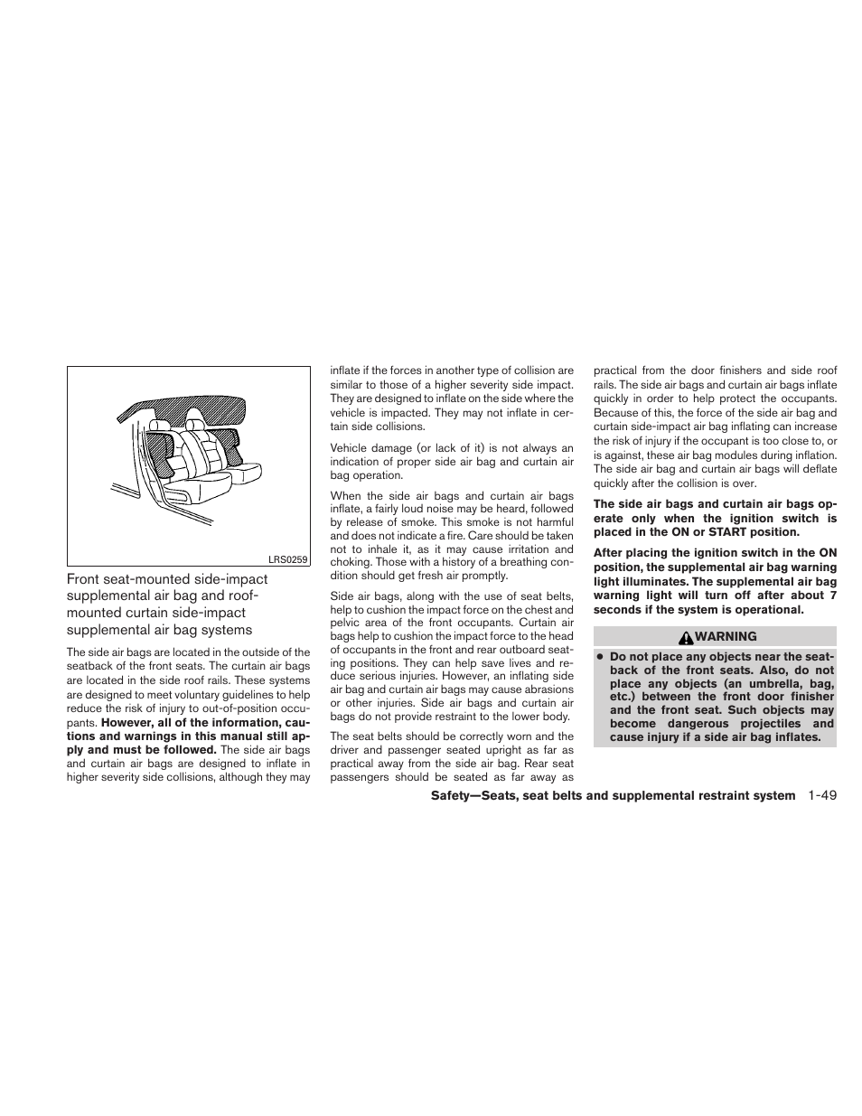 NISSAN 2011 Maxima - Owner's Manual User Manual | Page 66 / 454