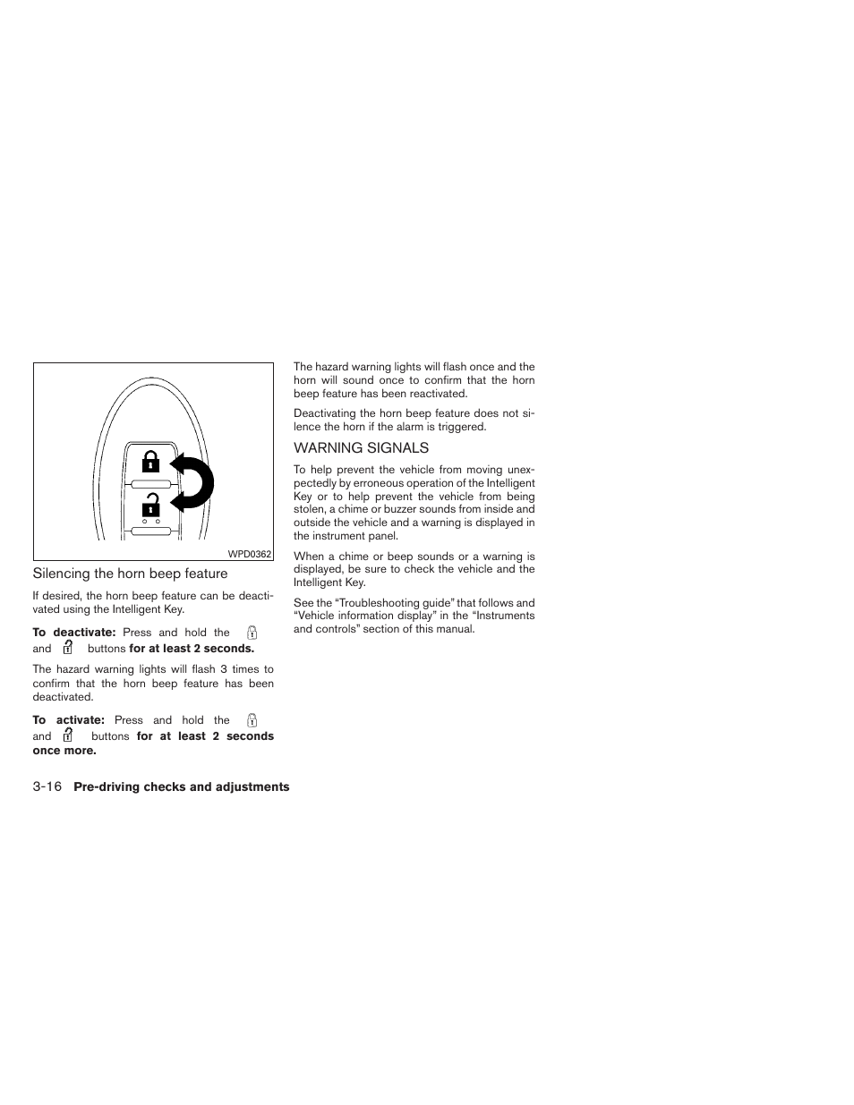 Warning signals -16 | NISSAN 2012 Maxima - Owner's Manual User Manual | Page 145 / 450