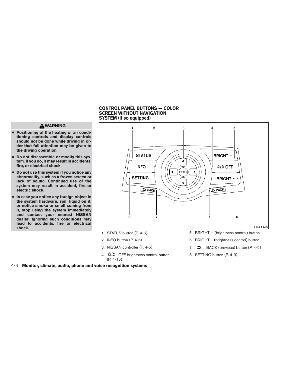 NISSAN 2012 Maxima - Owner's Manual User Manual | Page 165 / 450