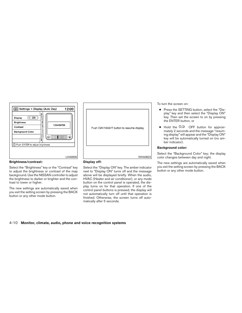 NISSAN 2012 Maxima - Owner's Manual User Manual | Page 171 / 450