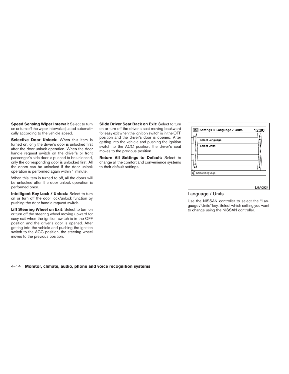 NISSAN 2012 Maxima - Owner's Manual User Manual | Page 175 / 450