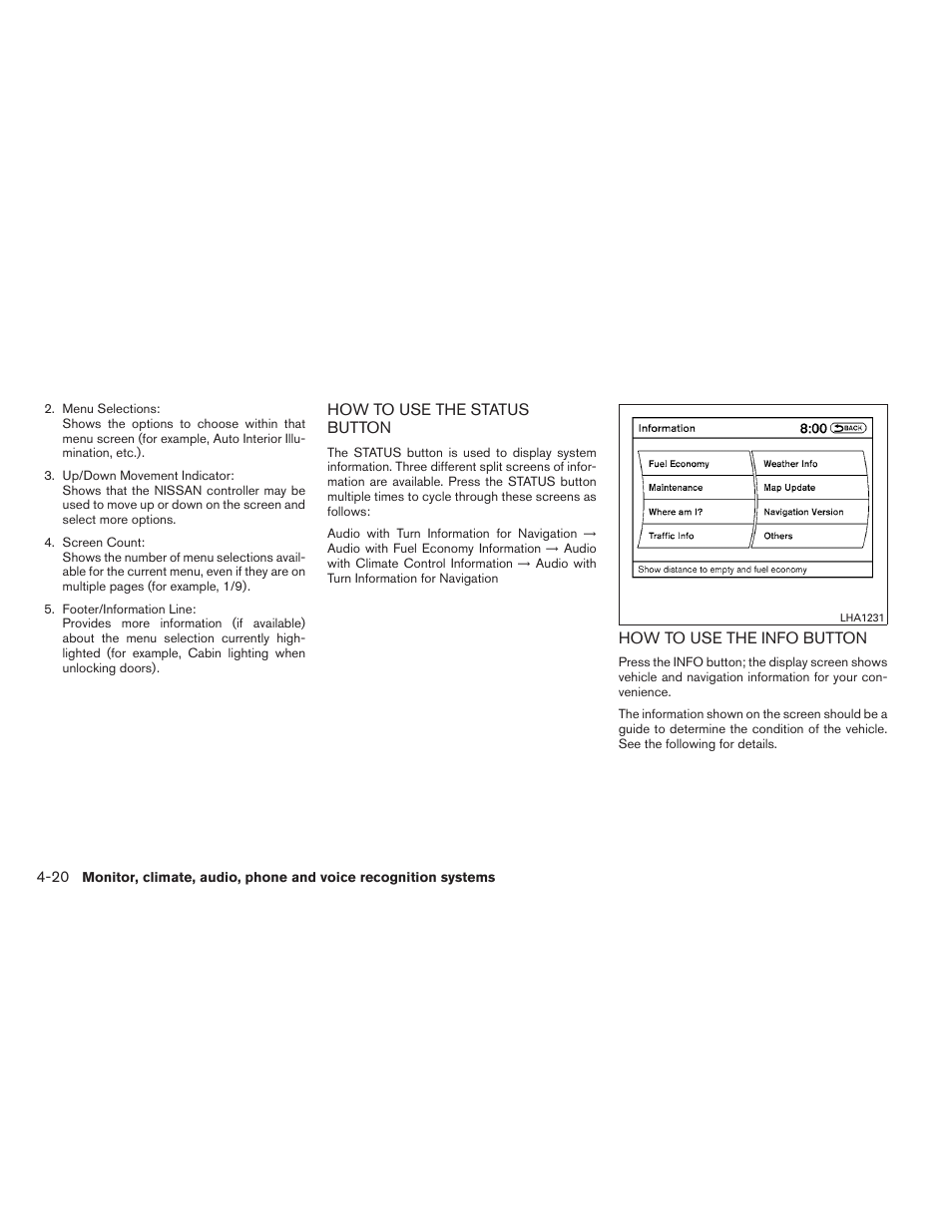 NISSAN 2012 Maxima - Owner's Manual User Manual | Page 181 / 450