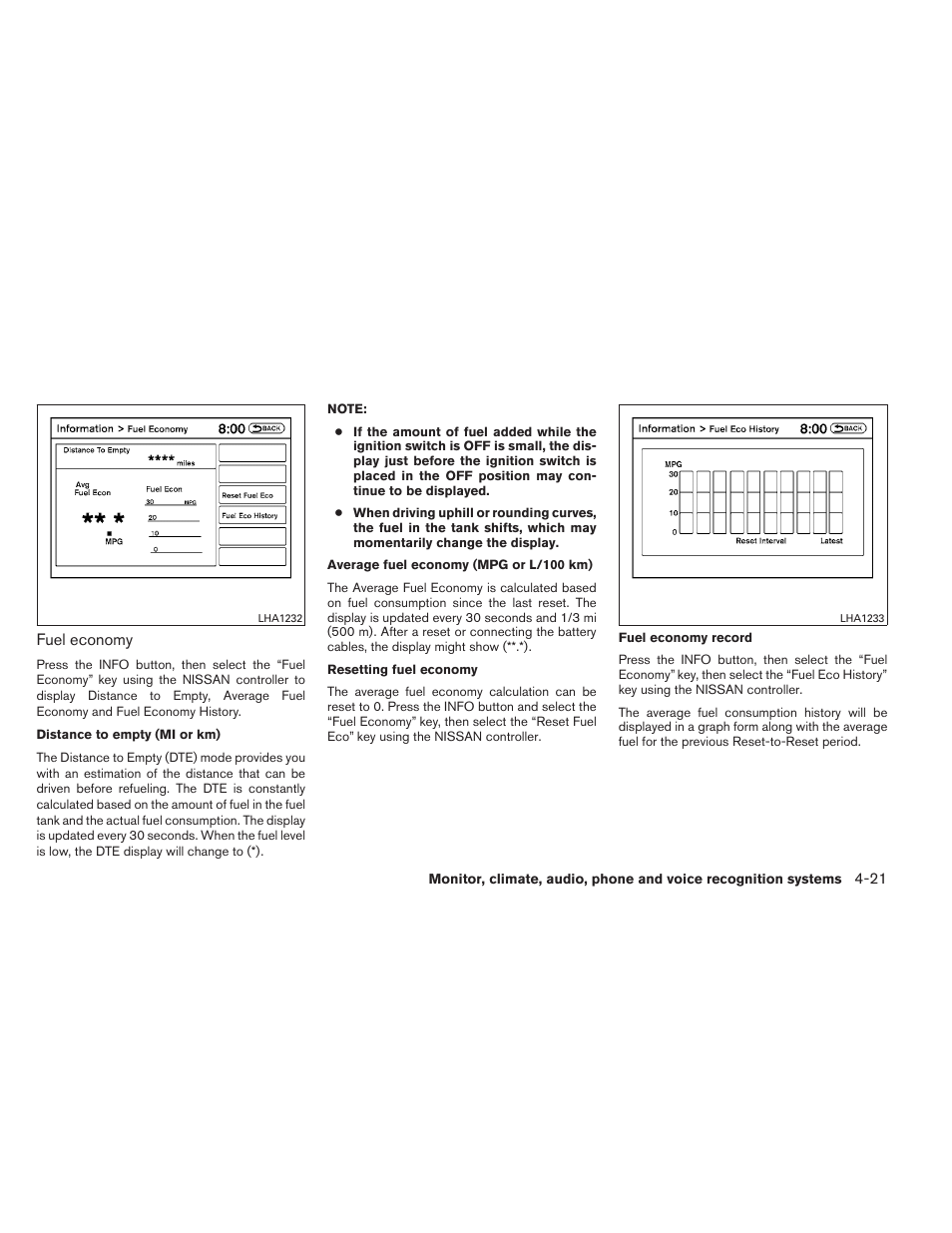 NISSAN 2012 Maxima - Owner's Manual User Manual | Page 182 / 450