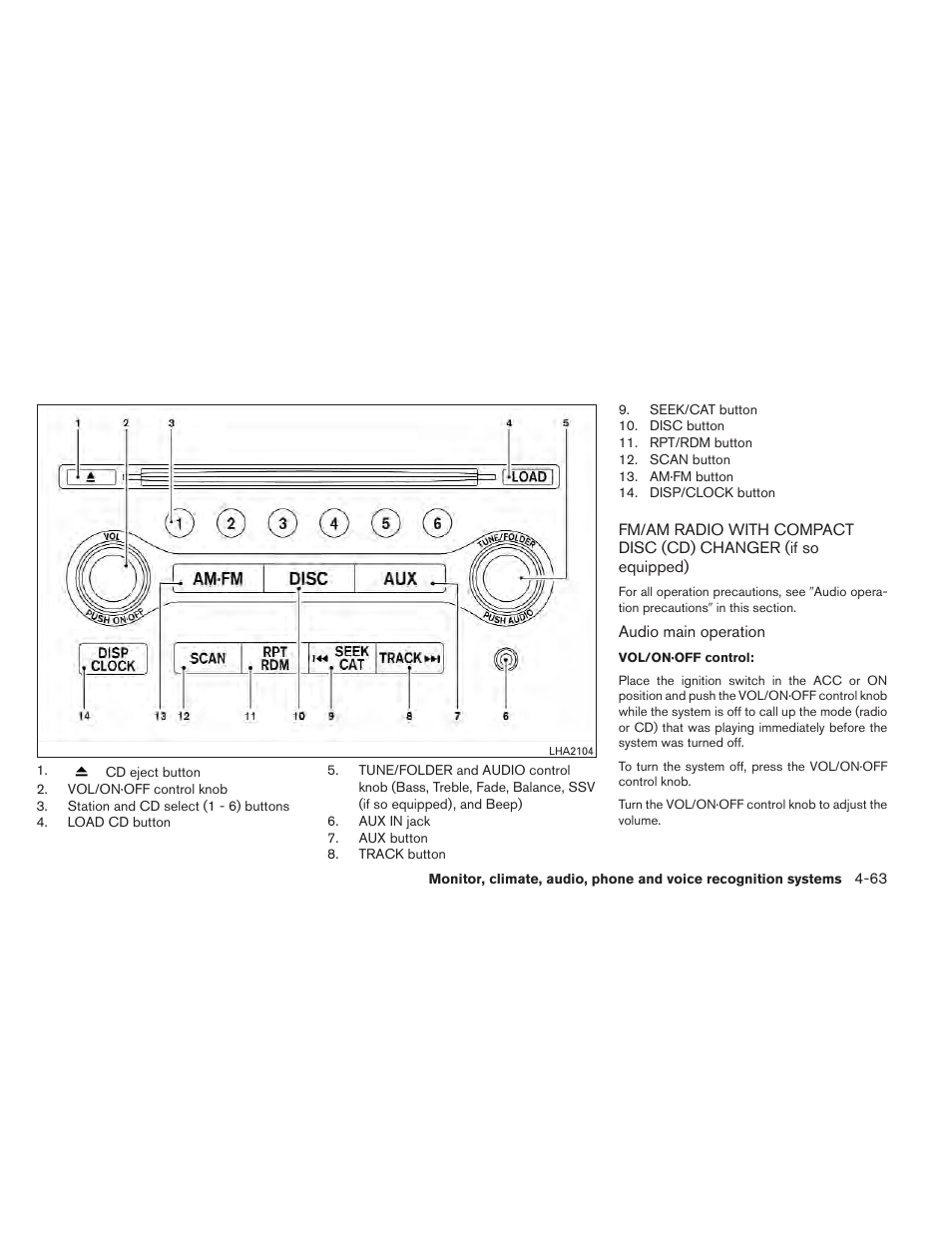 NISSAN 2012 Maxima - Owner's Manual User Manual | Page 224 / 450
