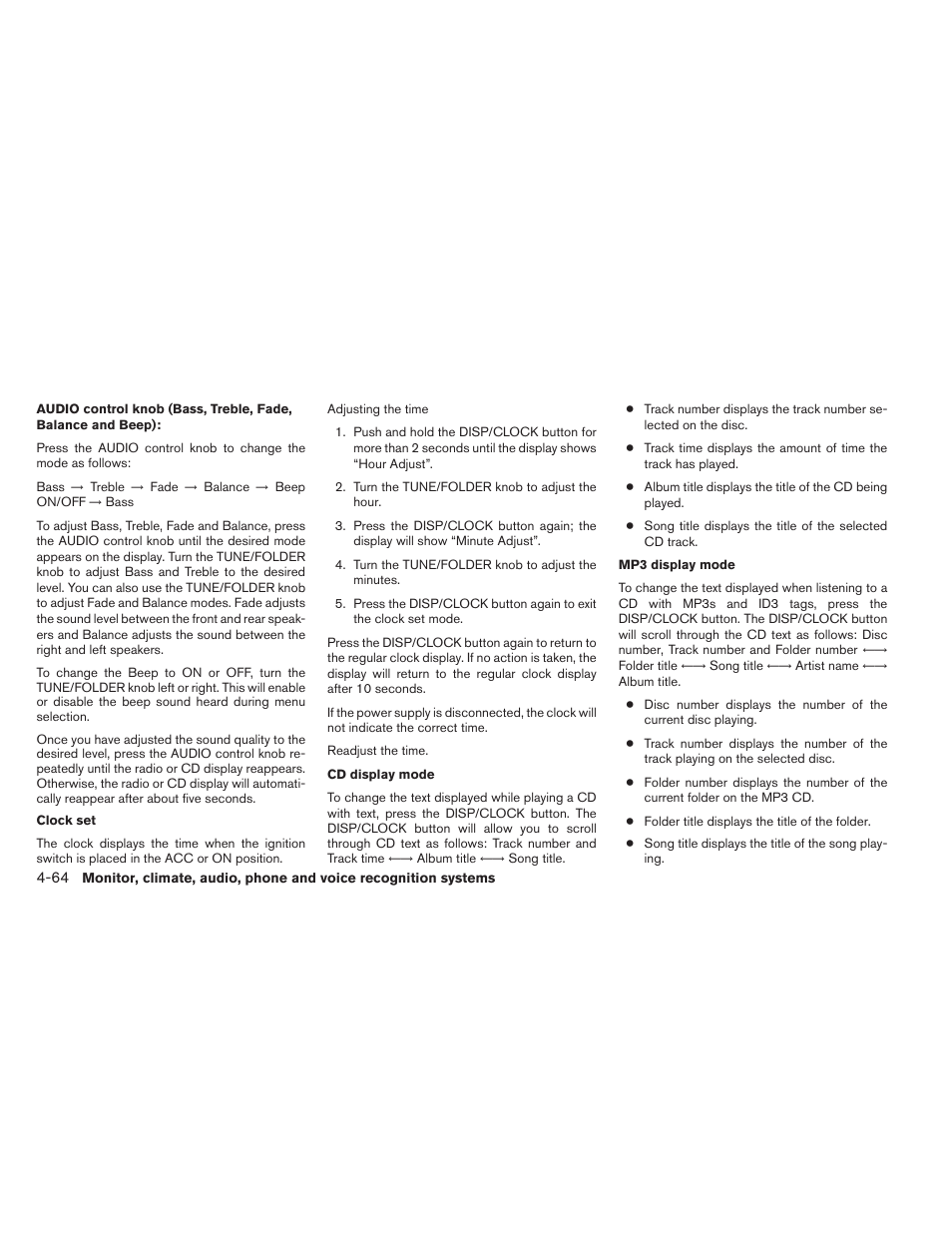 NISSAN 2012 Maxima - Owner's Manual User Manual | Page 225 / 450