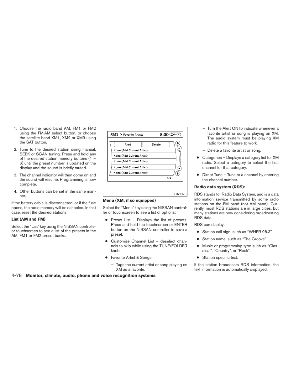 NISSAN 2012 Maxima - Owner's Manual User Manual | Page 239 / 450