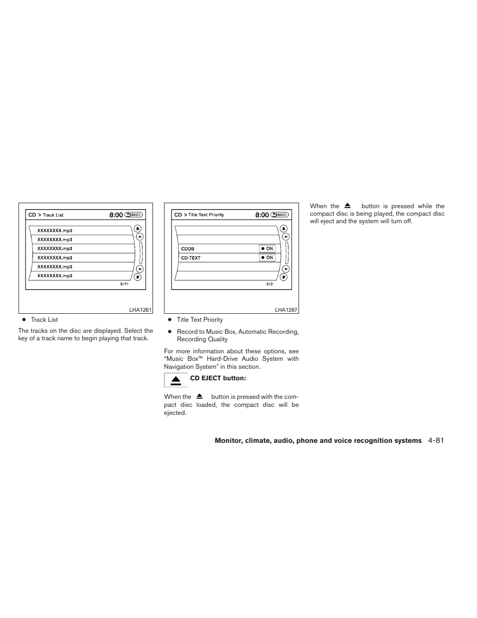 NISSAN 2012 Maxima - Owner's Manual User Manual | Page 242 / 450