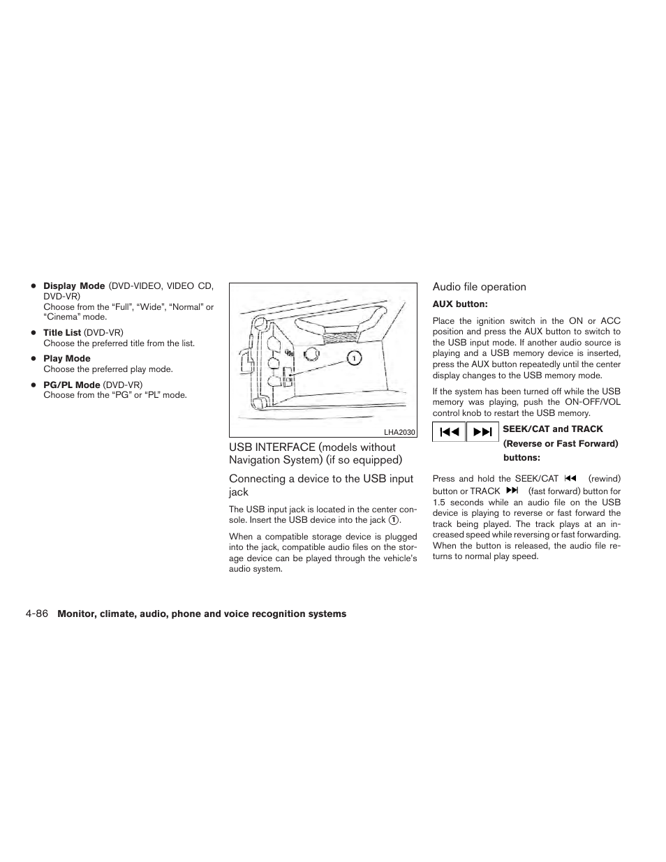 NISSAN 2012 Maxima - Owner's Manual User Manual | Page 247 / 450