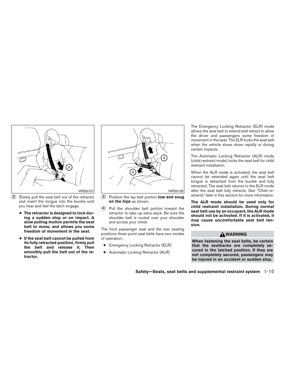 NISSAN 2012 Maxima - Owner's Manual User Manual | Page 32 / 450