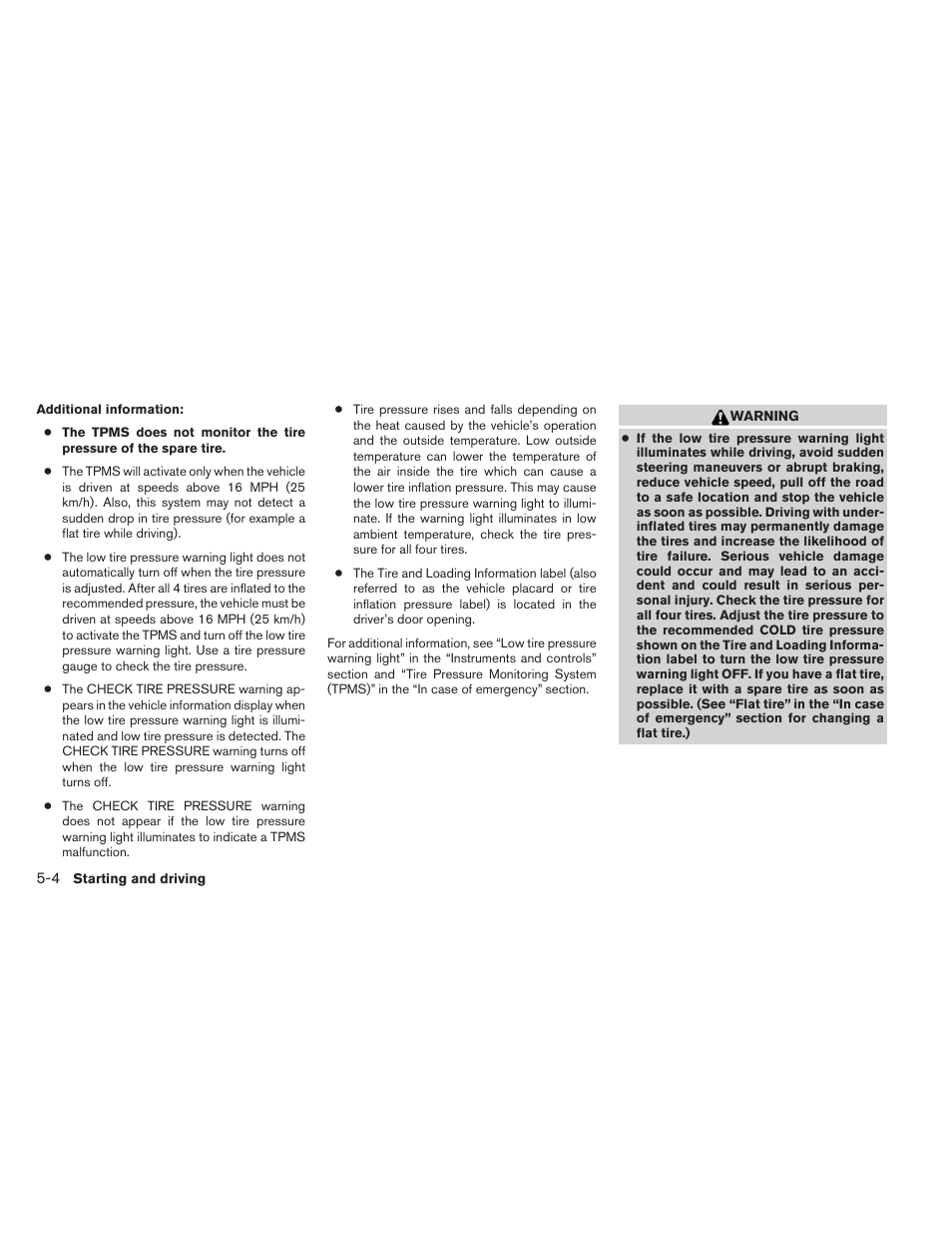 NISSAN 2012 Maxima - Owner's Manual User Manual | Page 327 / 450