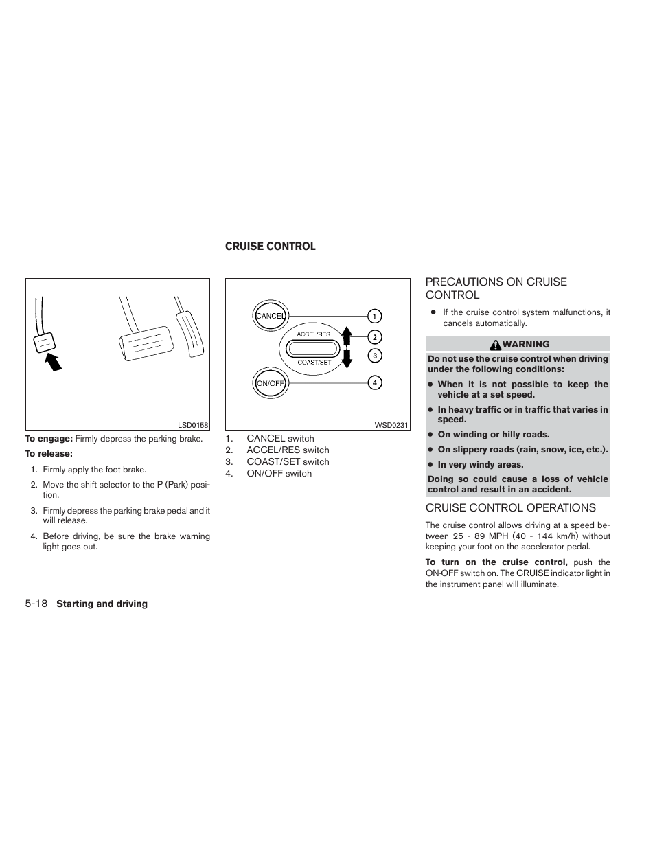 Cruise control -18 | NISSAN 2012 Maxima - Owner's Manual User Manual | Page 341 / 450