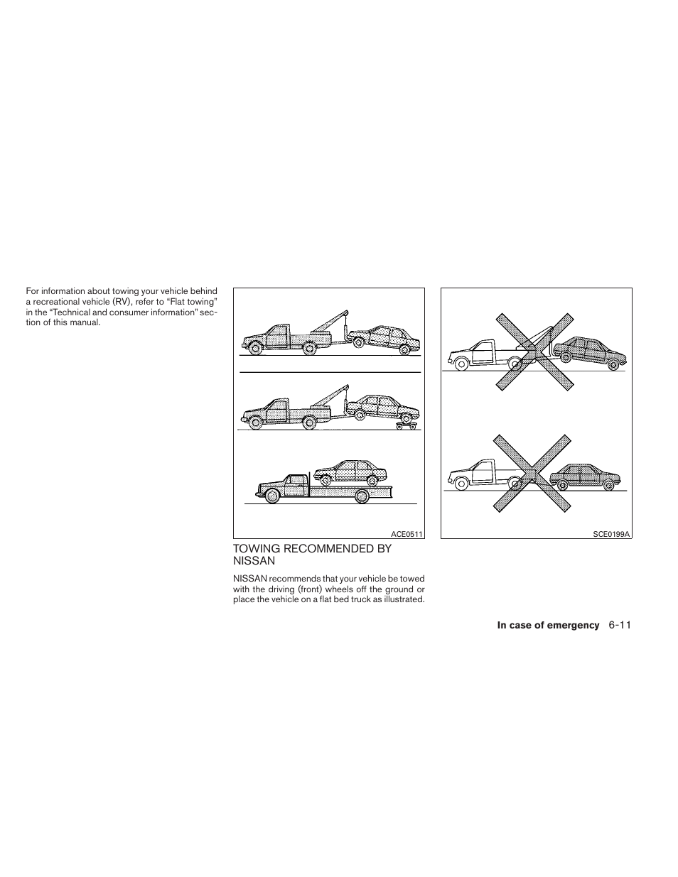 Towing recommended by nissan -11 | NISSAN 2012 Maxima - Owner's Manual User Manual | Page 362 / 450