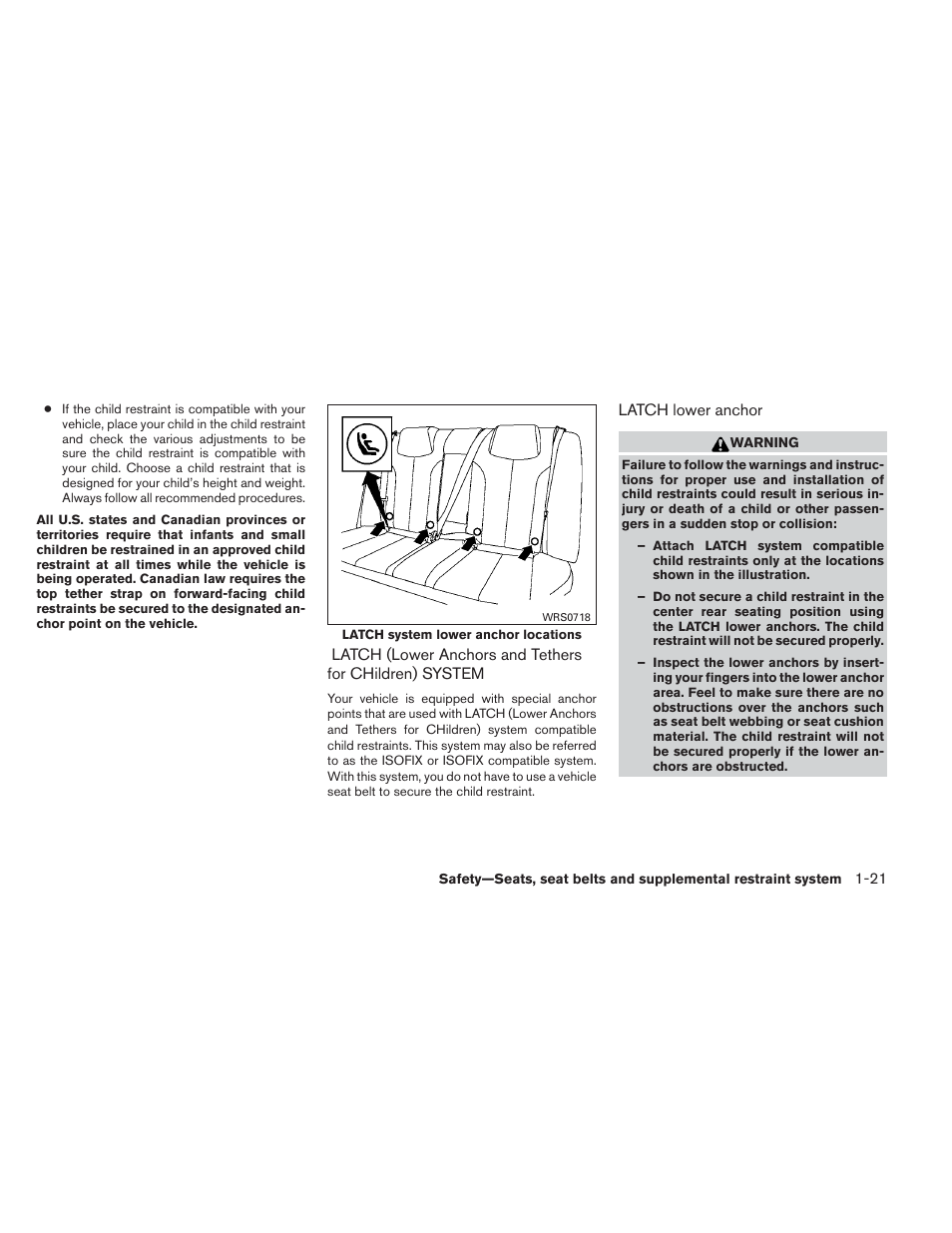 NISSAN 2012 Maxima - Owner's Manual User Manual | Page 38 / 450
