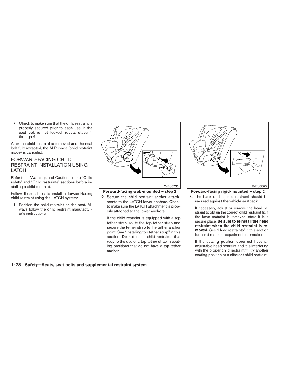 NISSAN 2012 Maxima - Owner's Manual User Manual | Page 45 / 450