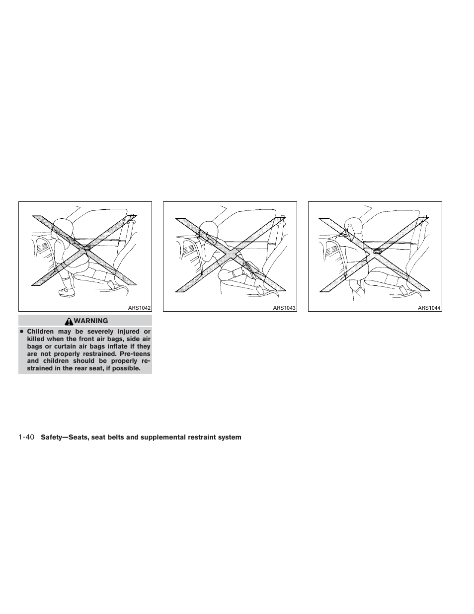 NISSAN 2012 Maxima - Owner's Manual User Manual | Page 57 / 450