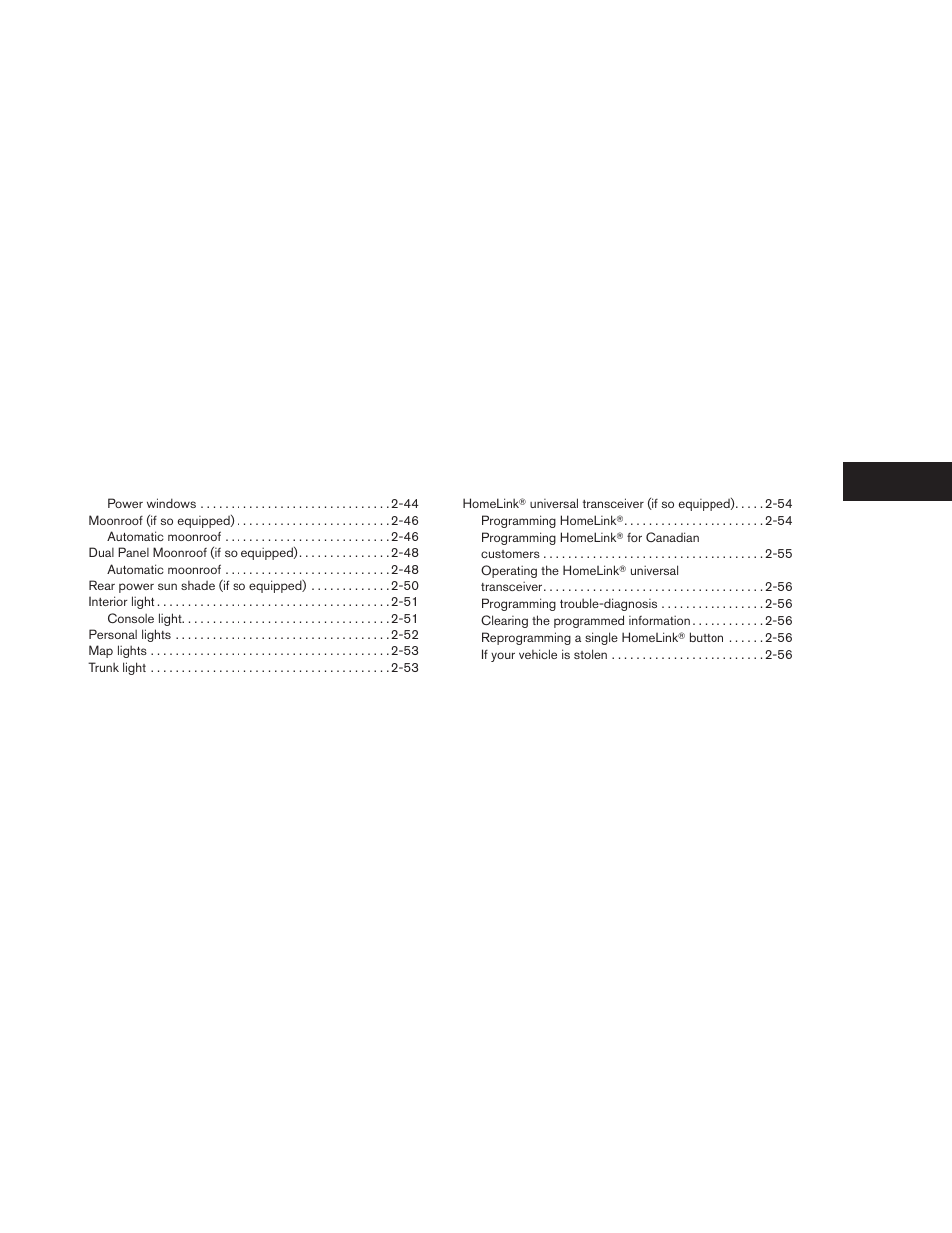 NISSAN 2012 Maxima - Owner's Manual User Manual | Page 72 / 450