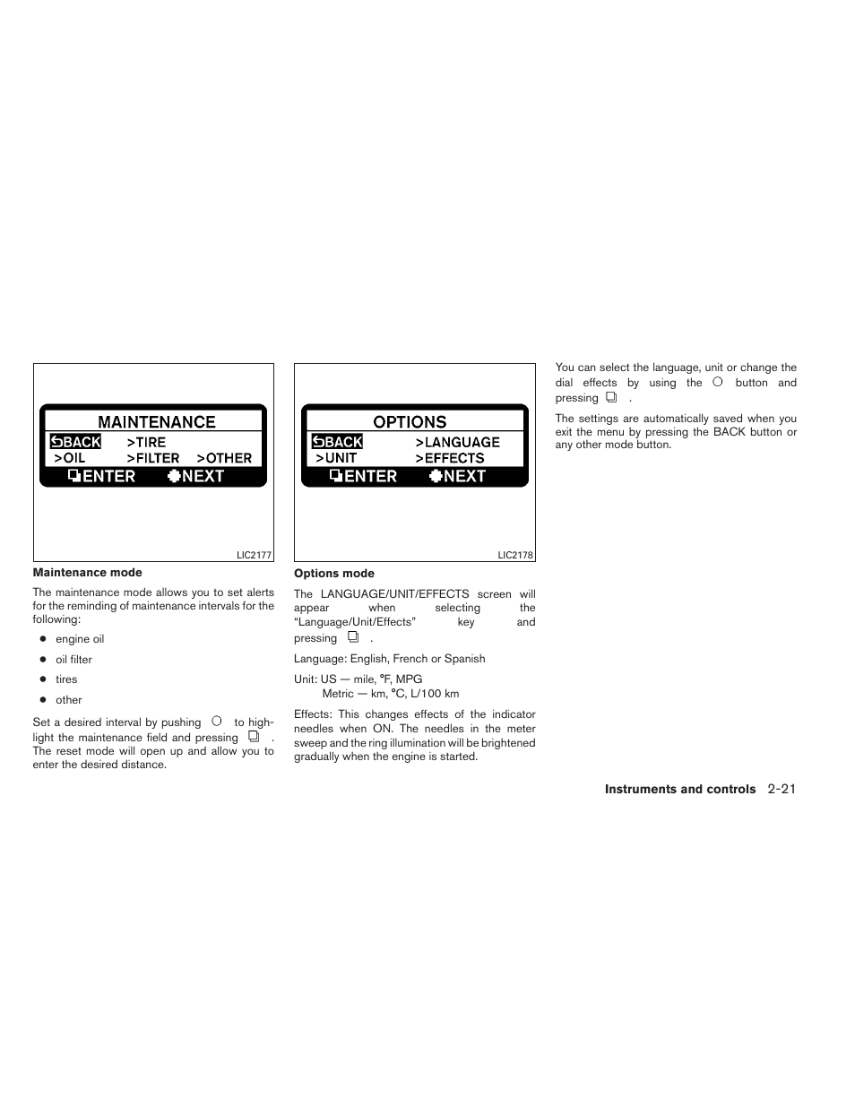 NISSAN 2012 Maxima - Owner's Manual User Manual | Page 92 / 450