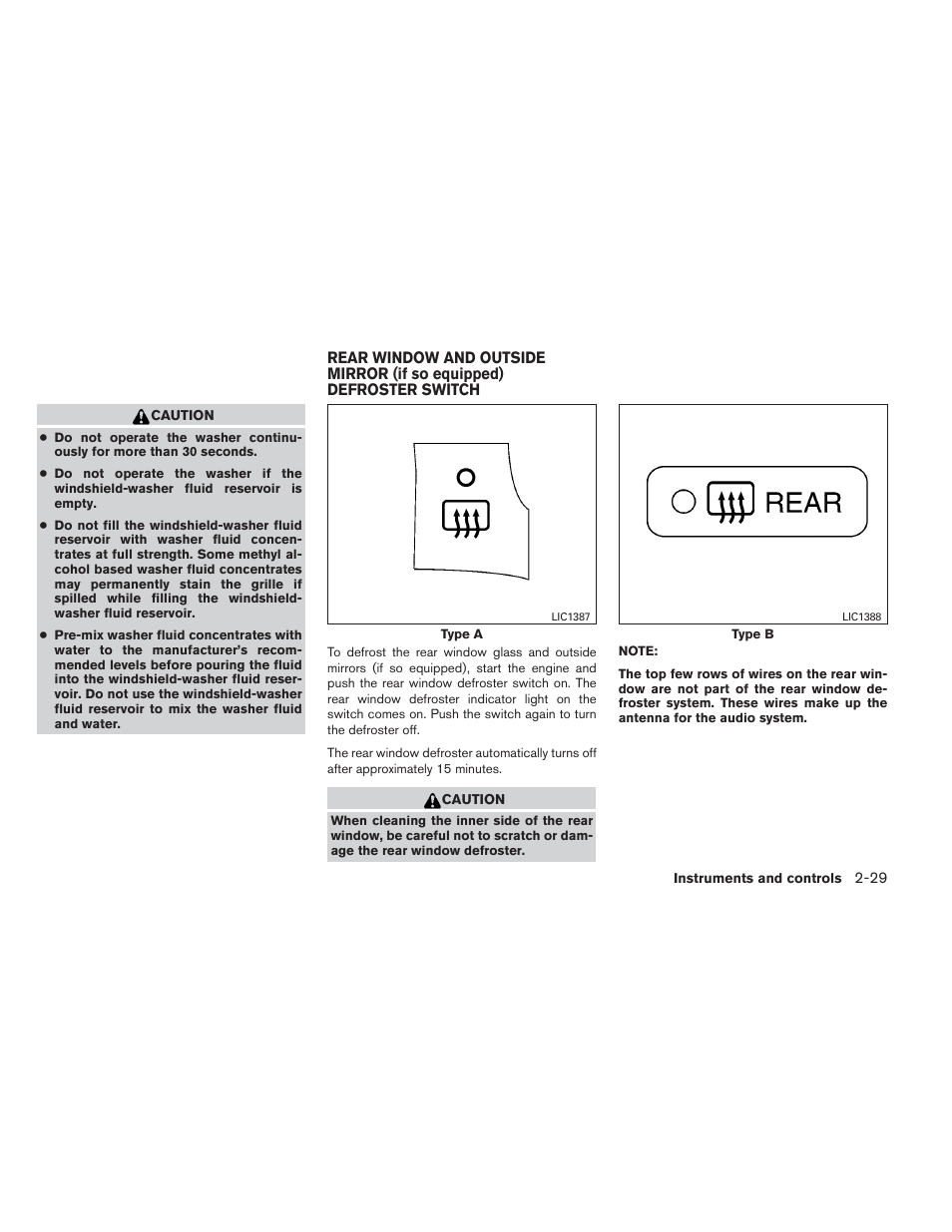 NISSAN 2013 Maxima - Owner's Manual User Manual | Page 100 / 444